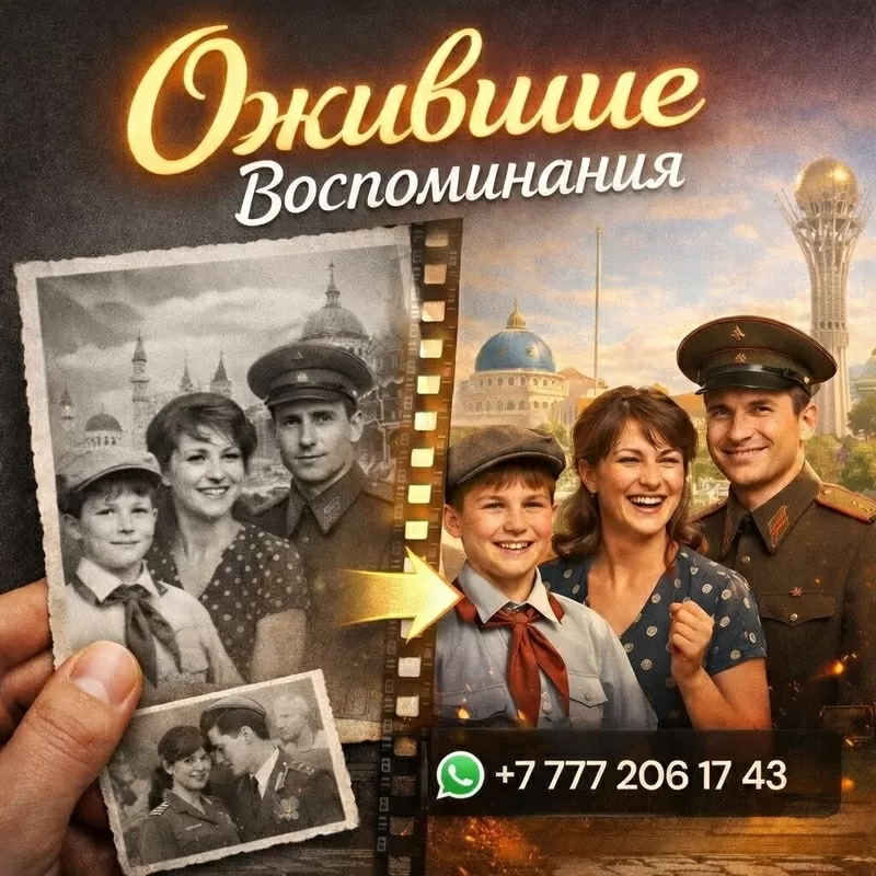 Фильм из фото. Оживление фото. 3