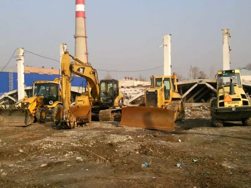 Экскаватор, Бульдозер, Виброкаток